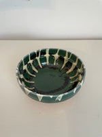 Load image into Gallery viewer, Hand-Painted Transylvanian Drip Glazed Bowls in Green
