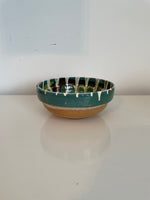 Load image into Gallery viewer, Hand-Painted Transylvanian Drip Glazed Bowls in Green
