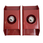 Load image into Gallery viewer, Vintage Red Kaiser Leuchten Space Age Sconces, 1970&#39;s, Pair
