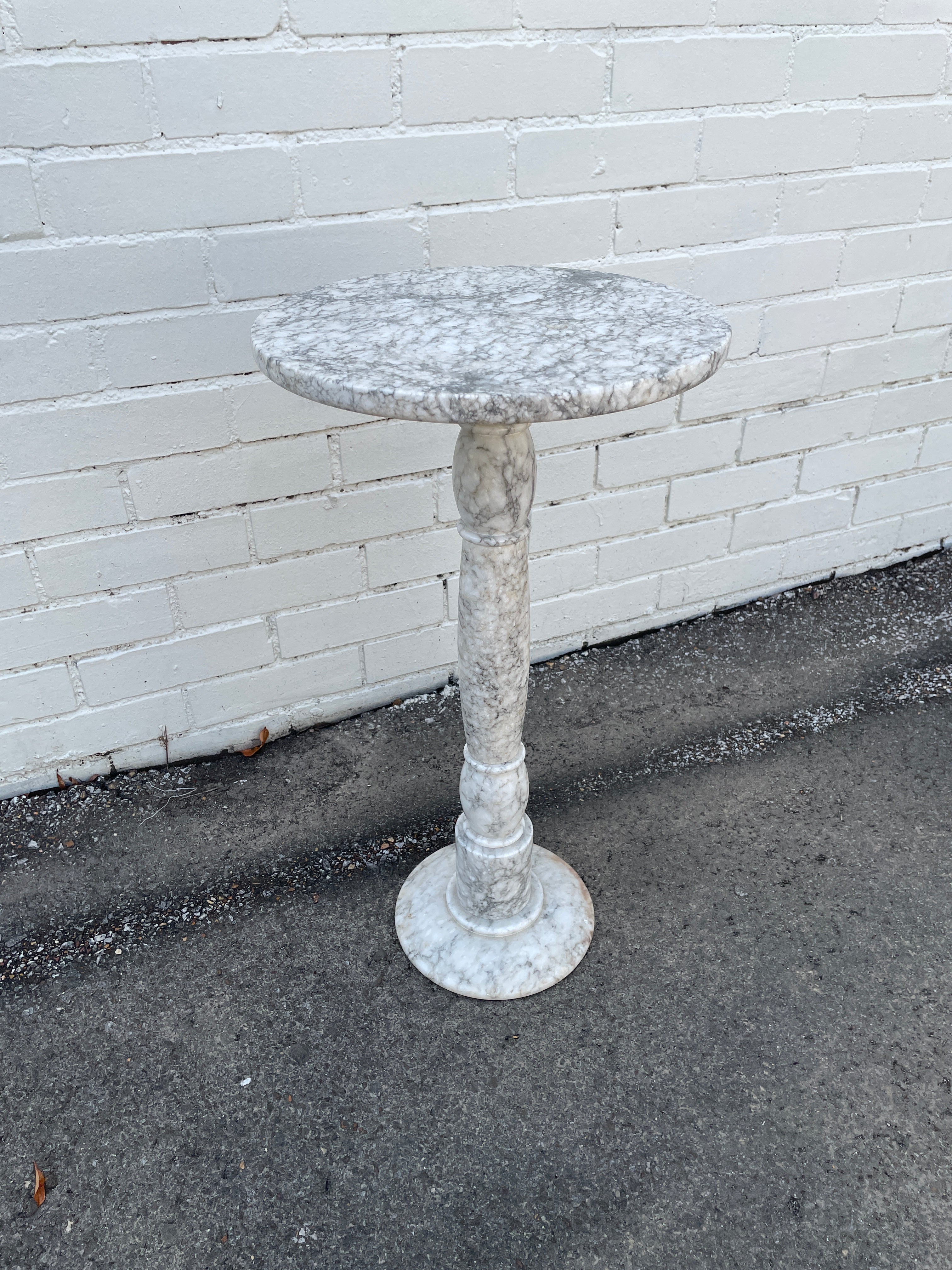 Small Marble Drinks Table