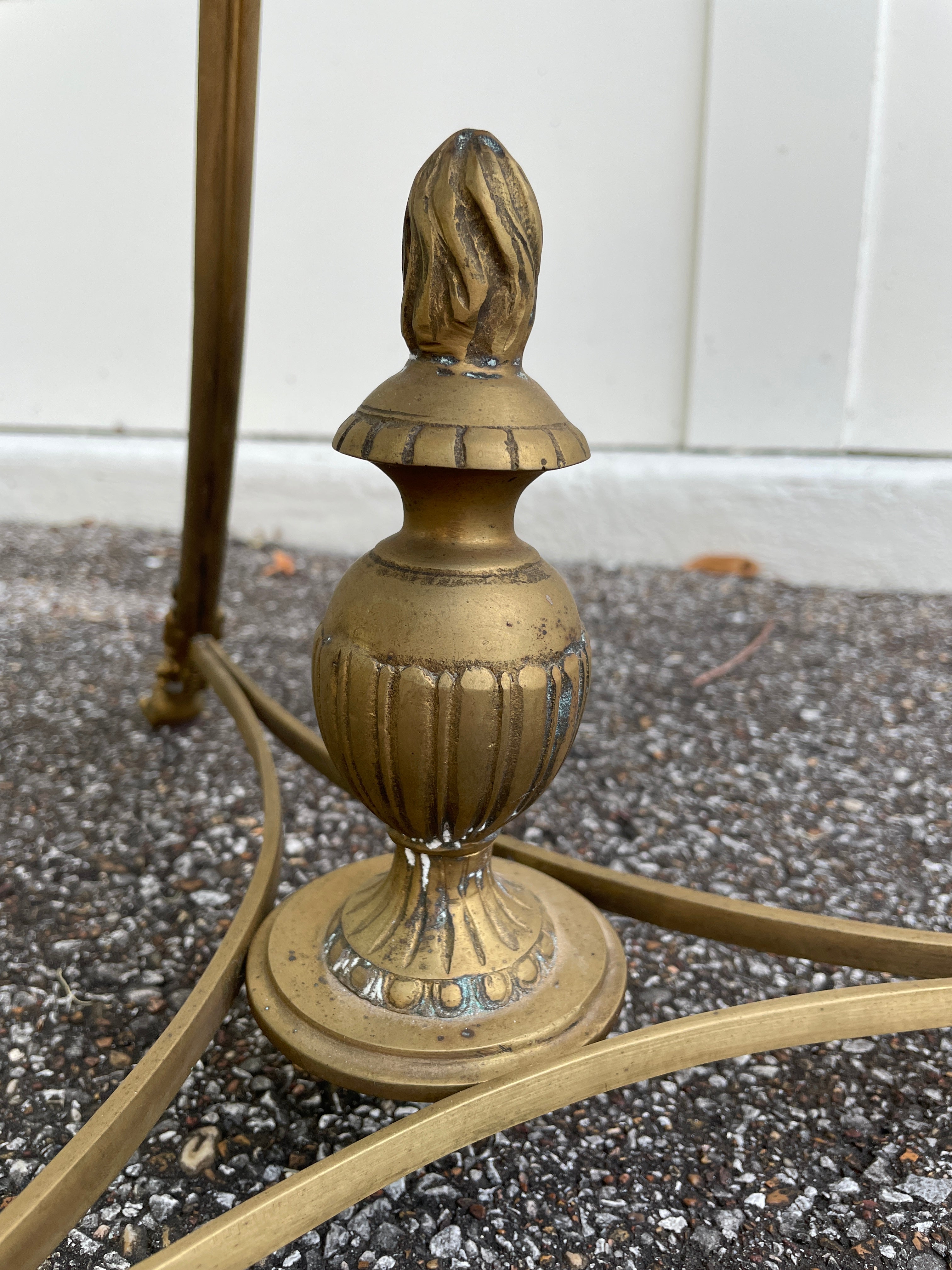 French Gueridon Table with Onyx Inset