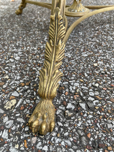 French Gueridon Table with Onyx Inset