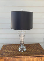 Load image into Gallery viewer, Mid-Century Glass and Crystal Lamp
