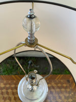 Load image into Gallery viewer, Mid-Century Glass and Crystal Lamp
