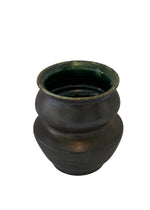Load image into Gallery viewer, Small Dark Green Pottery Vase
