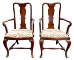 Load image into Gallery viewer, Pair of Queen Anne Style Arm Chairs
