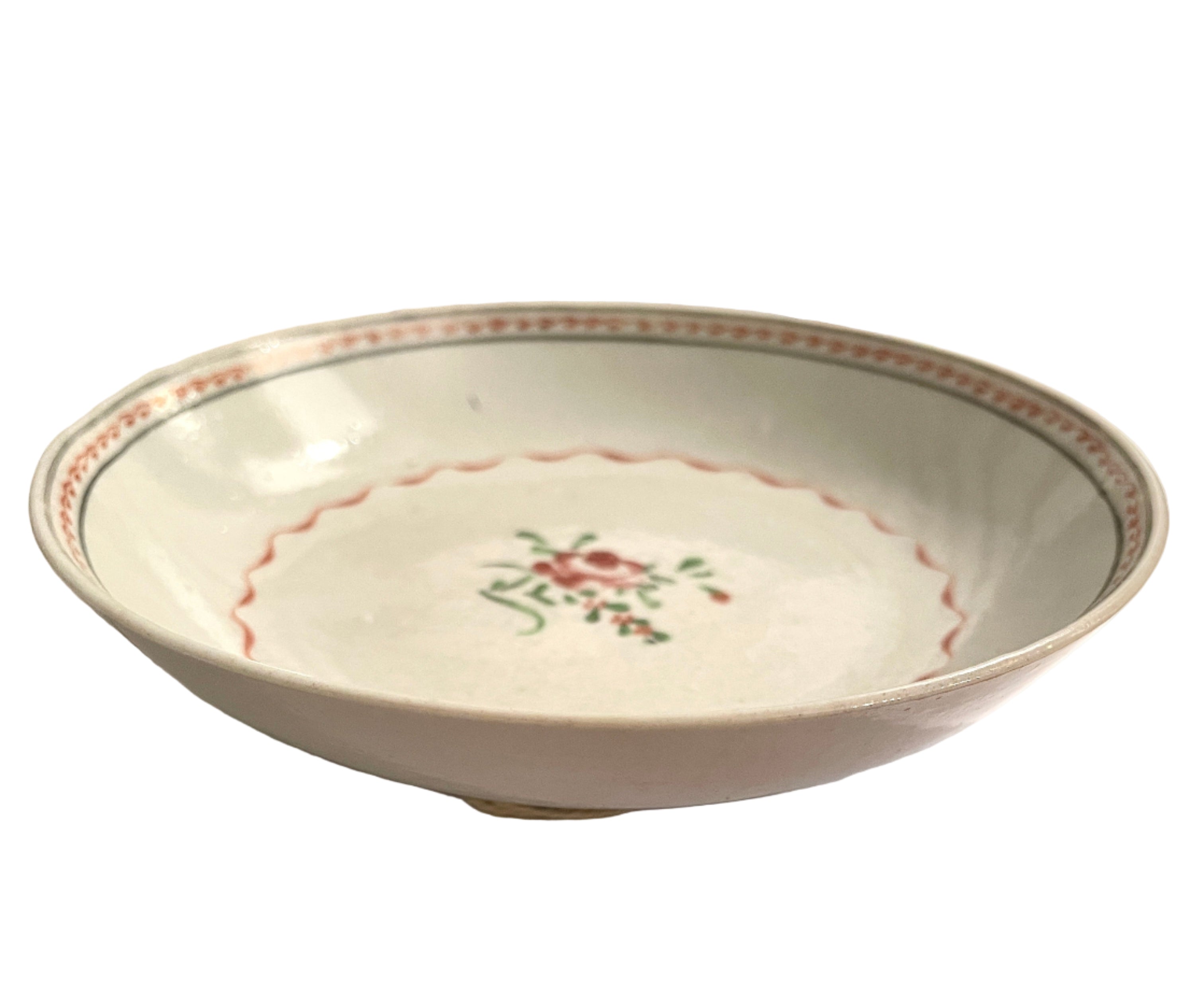 Antique 18th c. Chinese Porcelain Famille Rose Saucer