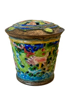 Load image into Gallery viewer, Antique Chinese Enameled Silver-Gilt Cane Topper
