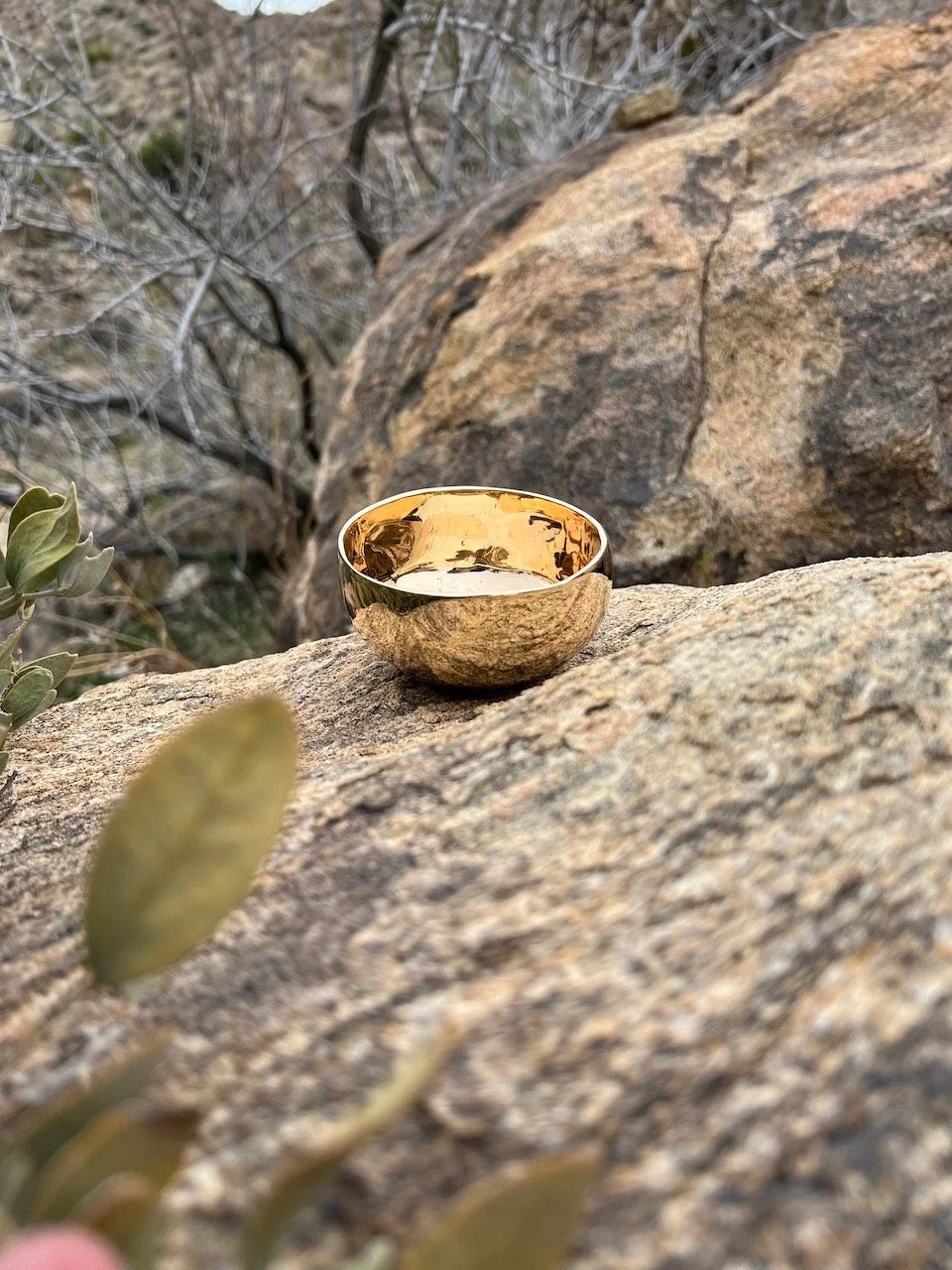 Bronze B Cup Gourd Bowl