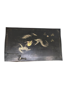 English Regency Lacquered Chinoiserie Nesting Tables