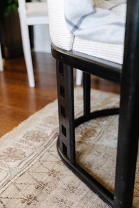 Black Stained  Mid-Century Bentwood Chair