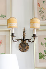 Load image into Gallery viewer, Pair of Antique French Tole Sconces
