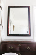 Load image into Gallery viewer, Faux Red Tortoiseshell &amp; Ebony Mirror
