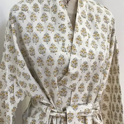 Block Printed Cotton Robes