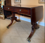 Load image into Gallery viewer, Antique English Regency Sofa Table/ Desk
