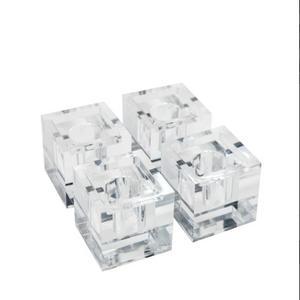 Acrylic Stackable Candle Holders (Set of 4)