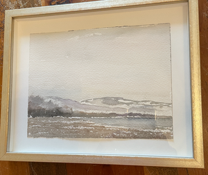 Framed Watercolor Landscape