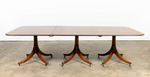 Load image into Gallery viewer, Georgian Style Triple Pedestal Dining Table
