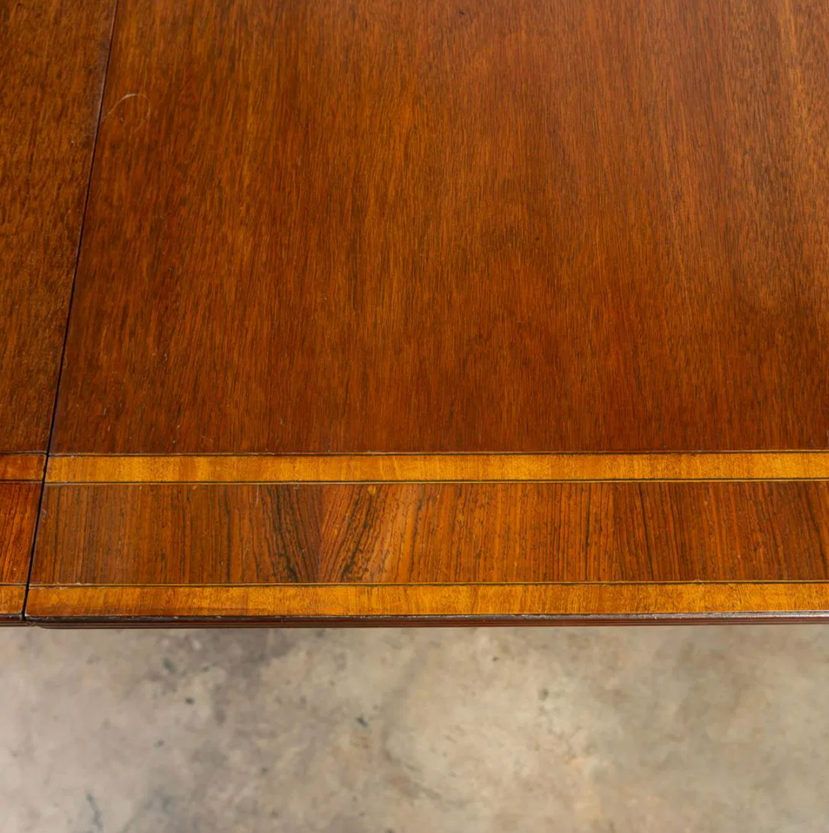 Georgian Style Triple Pedestal Dining Table