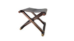 Load image into Gallery viewer, Mid Century Folding Leather Sling Stool Need Cost and Price
