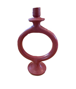 Circular Candlestick - Terracotta
