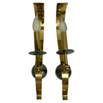 Load image into Gallery viewer, Pair of Brass &amp; Nickel Modern Sconces, Asmuth Leuchten, Germany 1980&#39;s
