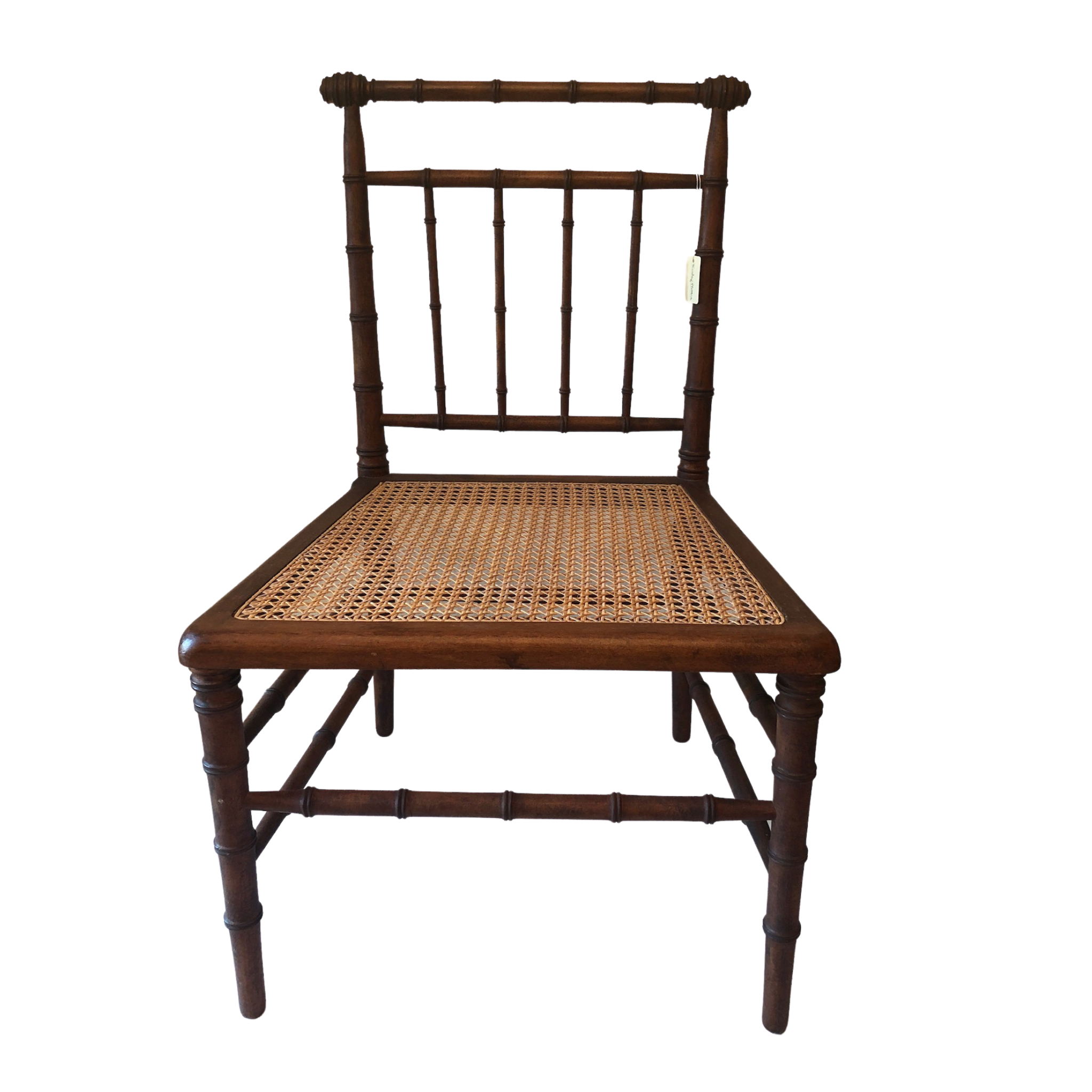 Antique Faux Bamboo Nursing Chair