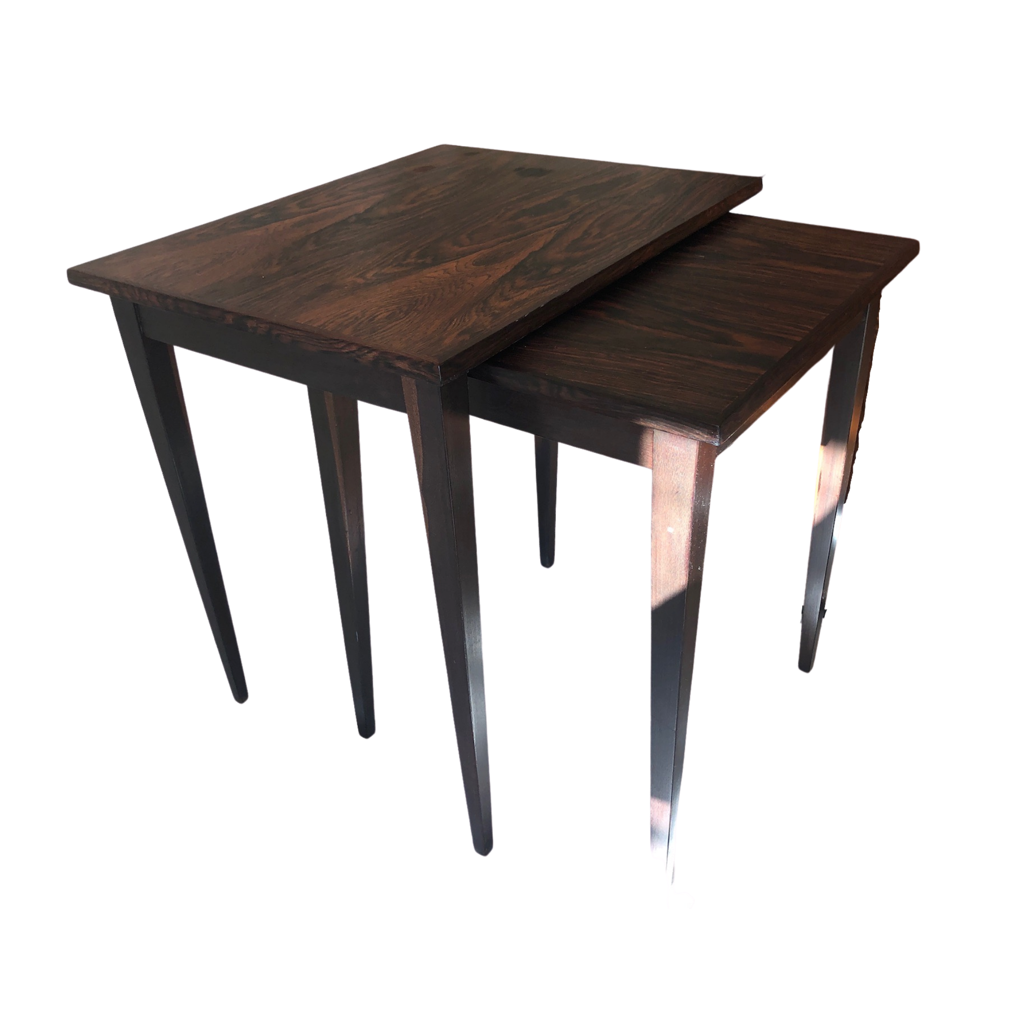 Mid-Century Rosewood Nesting Tables