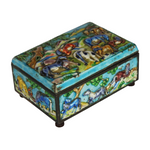 Load image into Gallery viewer, Enamel Box with Horses
