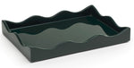 Load image into Gallery viewer, Small Belles Rives Tray in Bottle Green from The Lacquer Company
