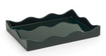 Load image into Gallery viewer, Small Belles Rives Tray in Bottle Green from The Lacquer Company
