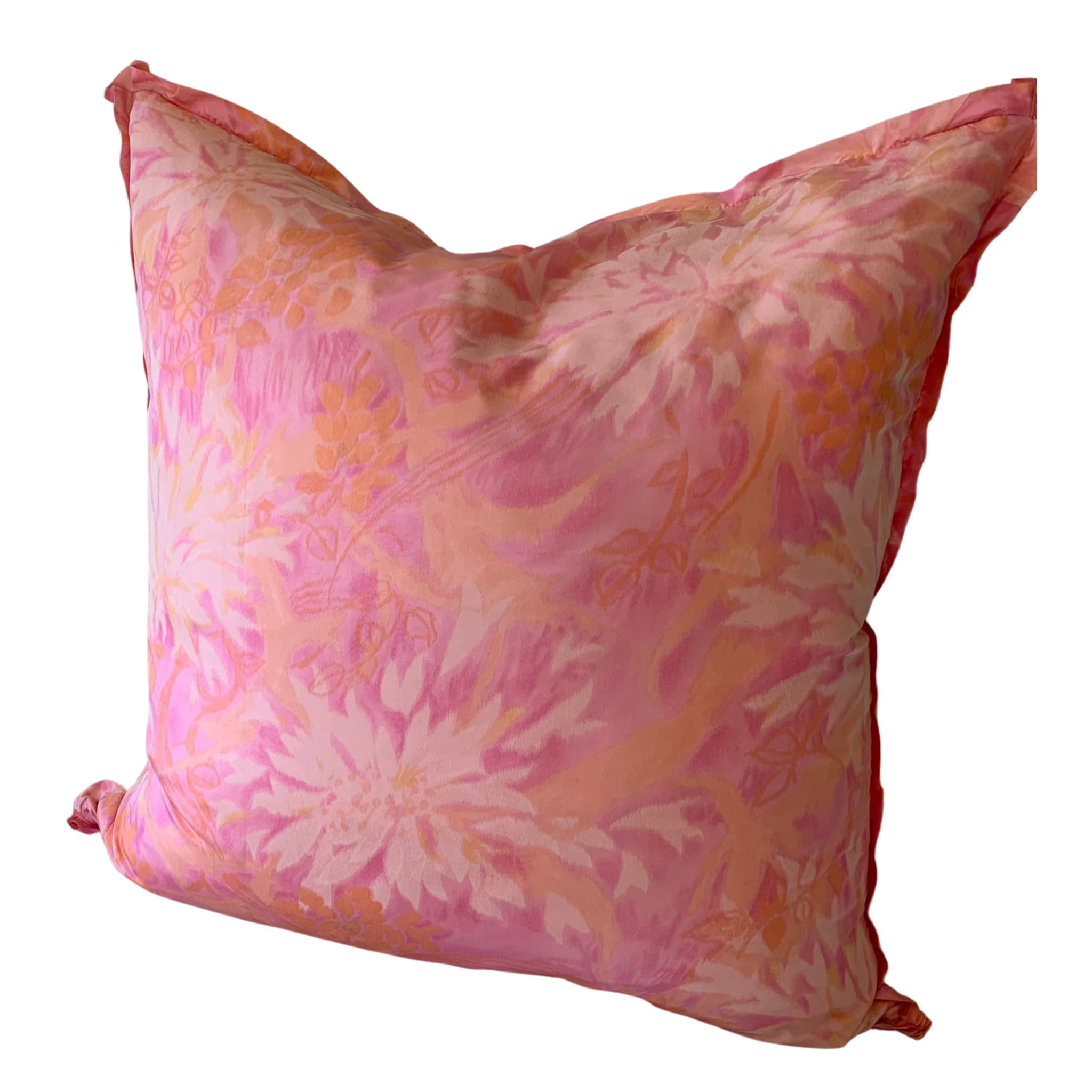 Pink Taffeta Pillow