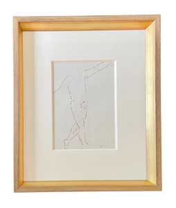Gabriel Margules Mid-Century Male Nude Ink Sketches