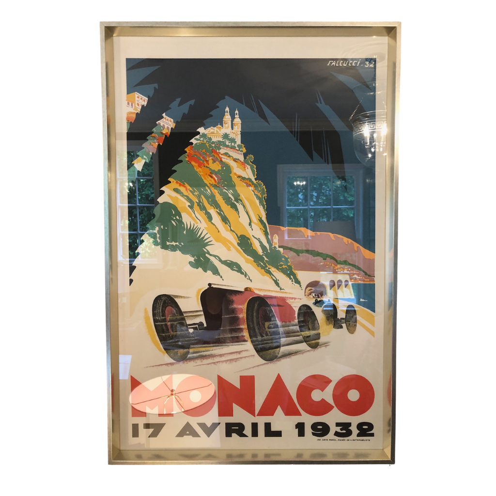 Racing Poster, Monaco 1932
