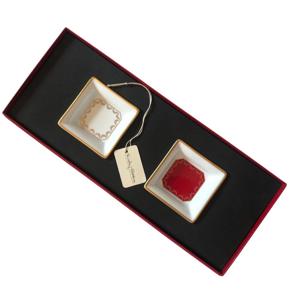 Cartier Ring Dishes in Box