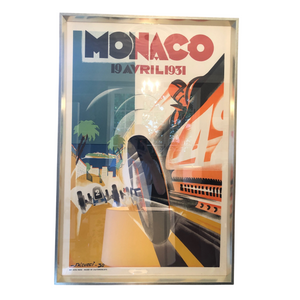 Racing Poster, Monaco 1931