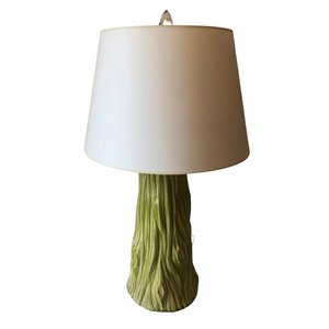 Green Faux Bois Lamp