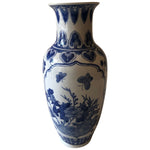 Load image into Gallery viewer, Blue and White Vase With Butterflies
