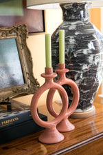 Load image into Gallery viewer, Ceramic Circle Candlesticks
