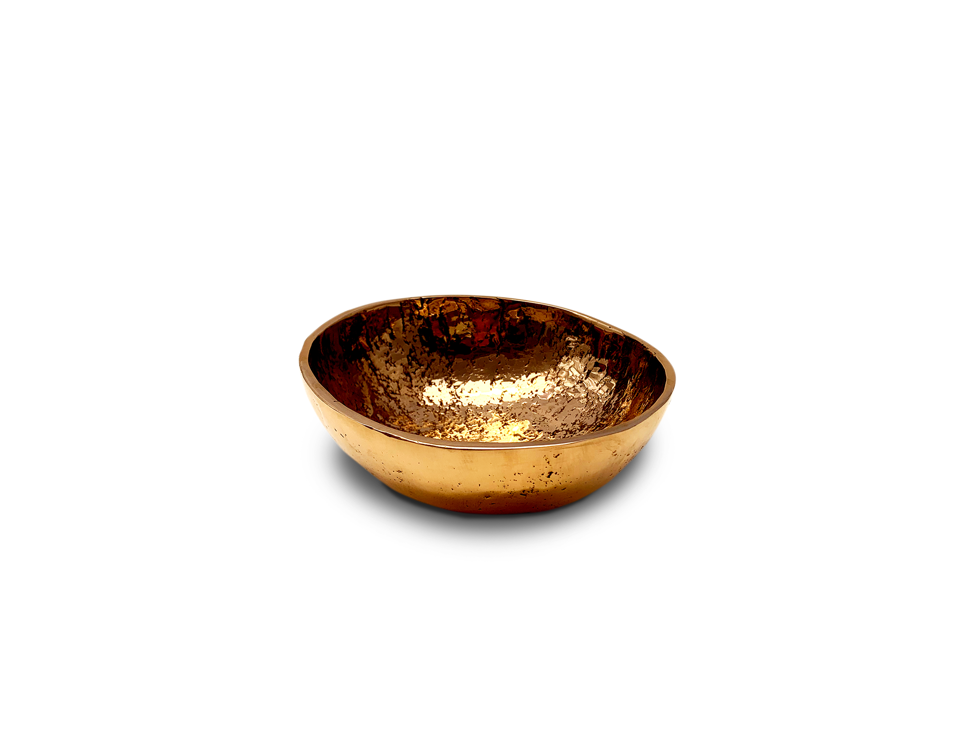 Large Bronze Gourd Bowl