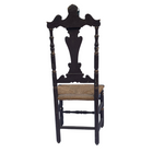 Load image into Gallery viewer, Pair of 19th Century Portuguese Chairs with Rush Seats
