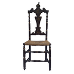 Load image into Gallery viewer, Pair of 19th Century Portuguese Chairs with Rush Seats

