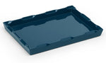 Load image into Gallery viewer, The Lacquer Company Small Denston Tray in Marine Blue
