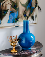 Load image into Gallery viewer, Chinese Porcelain Turquoise Vase
