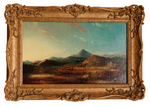 Load image into Gallery viewer, Antique Landscape in Original Frame
