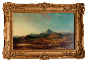 Antique Landscape in Original Frame