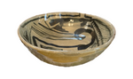 Load image into Gallery viewer, Mid Century Hand Thrown Ceramic Bowl With Abstract Pattern
