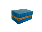 Load image into Gallery viewer, Scalloped Blue Opaline Box
