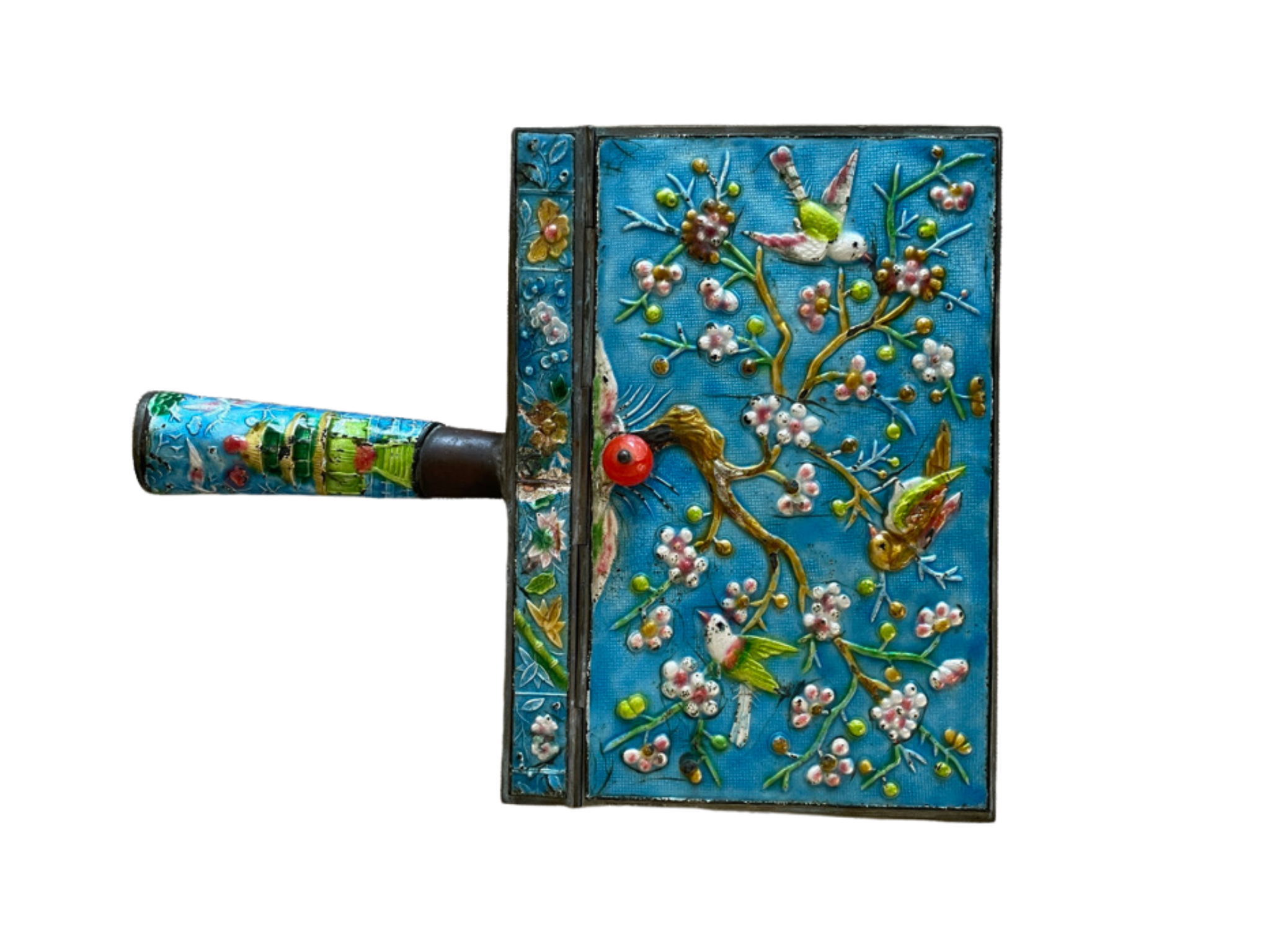 Antique Enamel "Silent Butler"