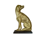 Load image into Gallery viewer, Brass and Iron Dog Doorstop
